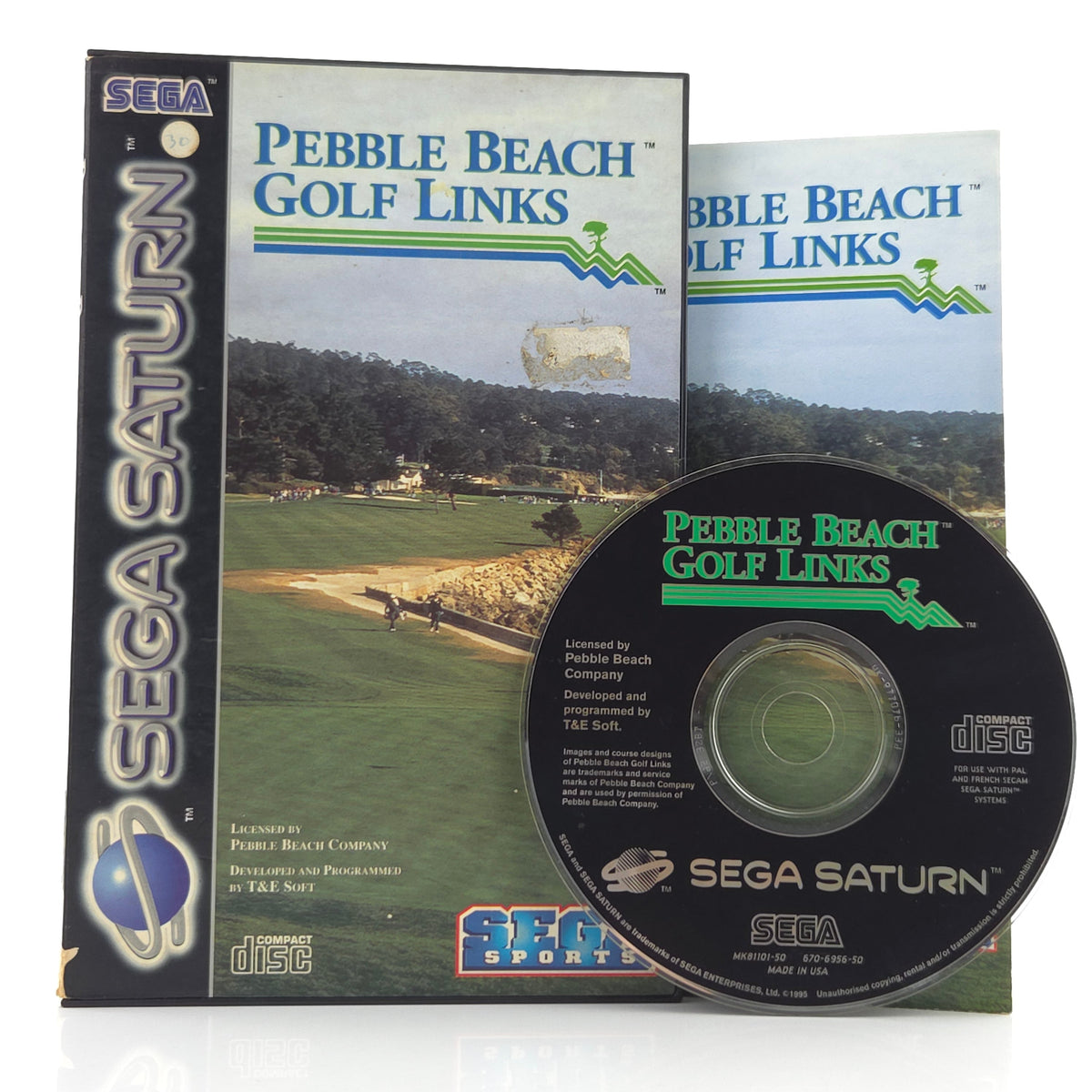 Sega Saturn Spiel Pebble Beach Golf Links OVP PAL EUR