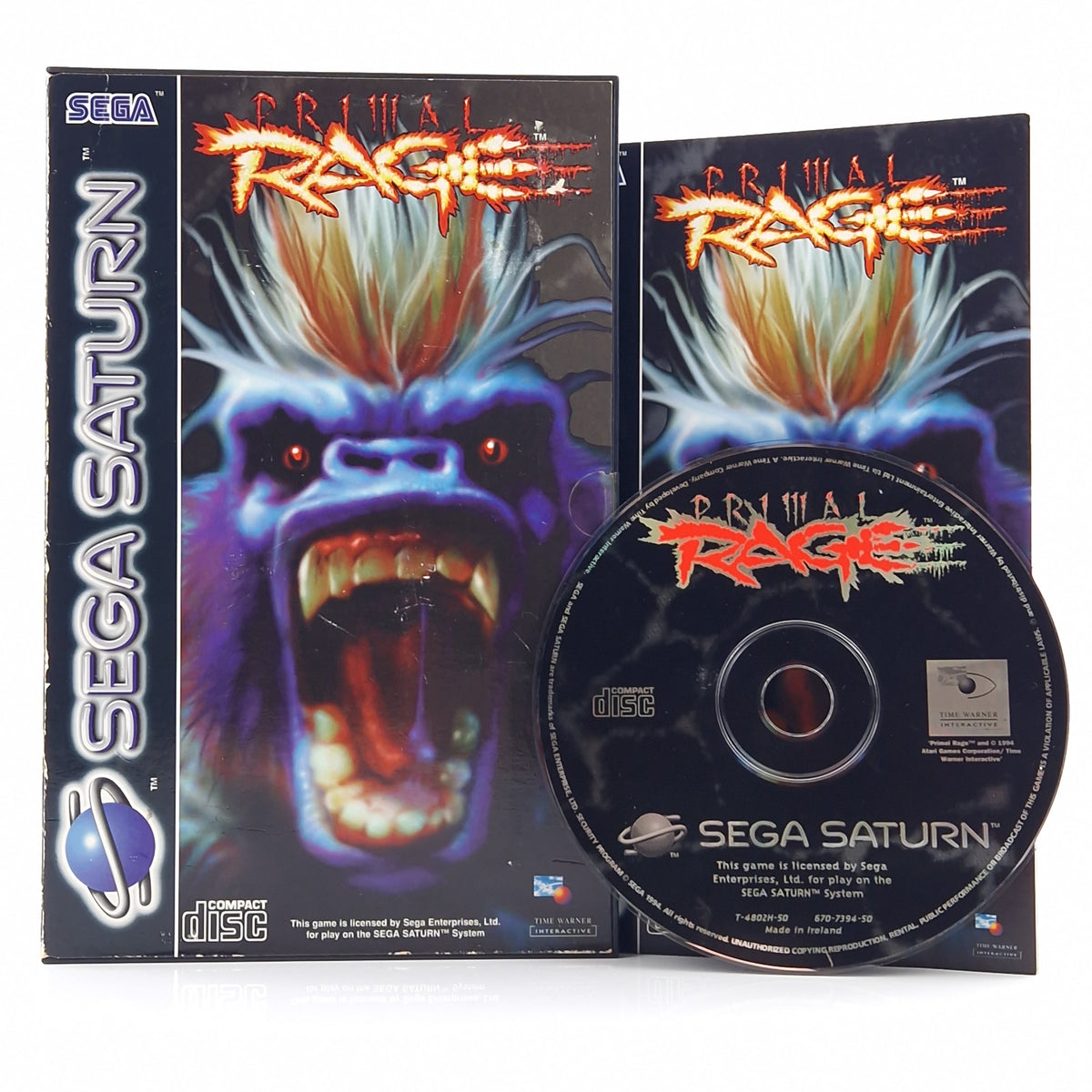 Sega Saturn Spiel – Primal Rage OVP PAL