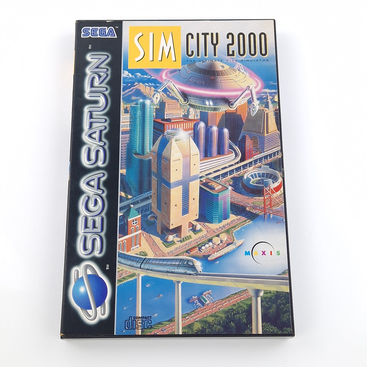 Sega Saturn Spiel – Sim City 2000 PAL OVP Simulation