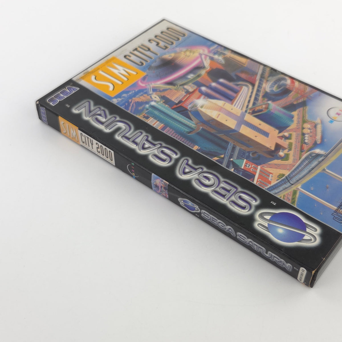 Sega Saturn Spiel Sim City 2000 OVP PAL