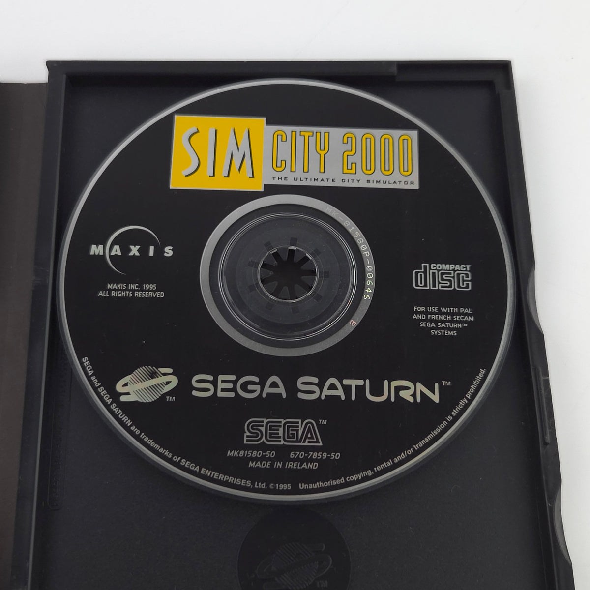 Sega Saturn Spiel Sim City 2000 Ultimate City (OVP) PAL