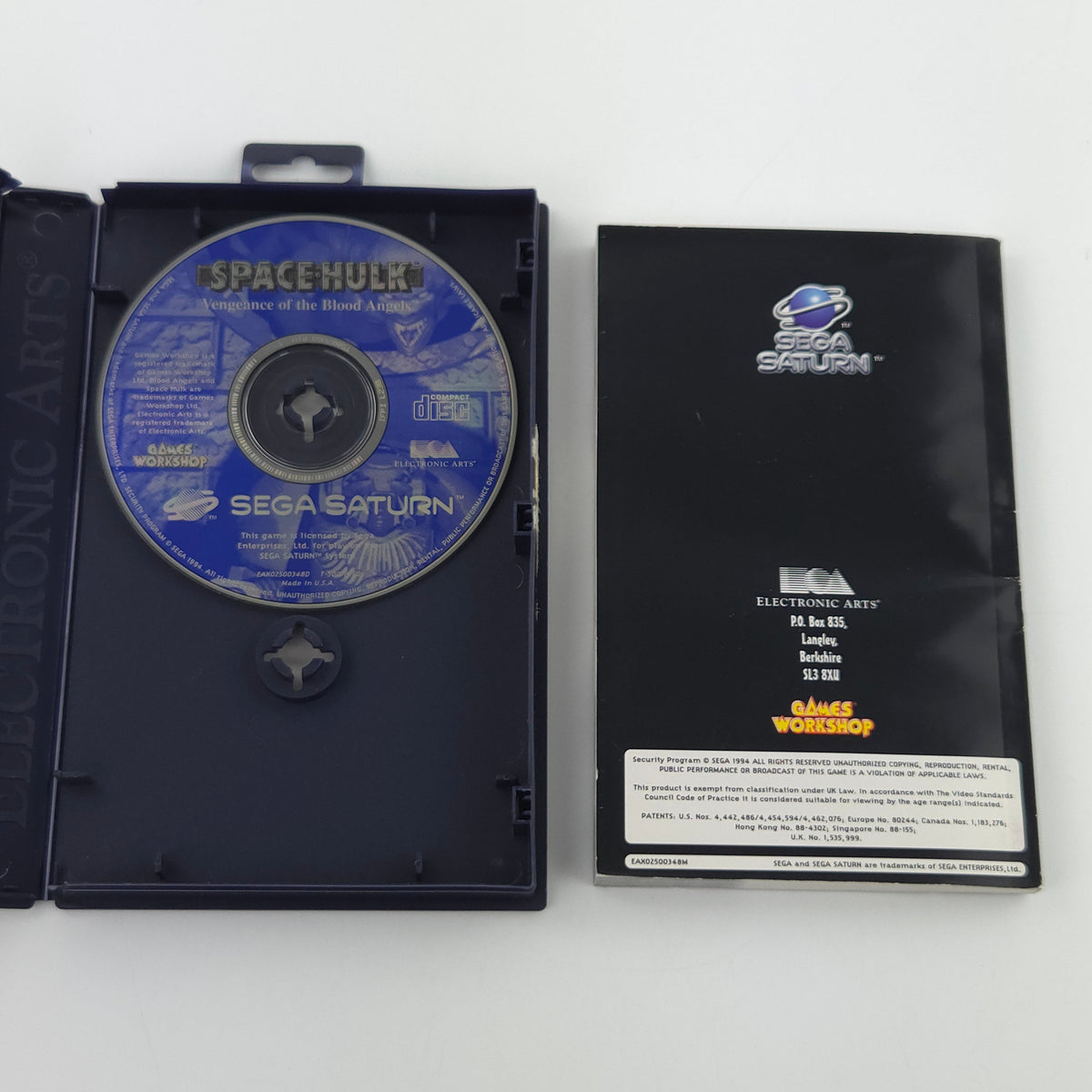 Sega Saturn Spiel Space Hulk Vengeance Blood Angels PAL