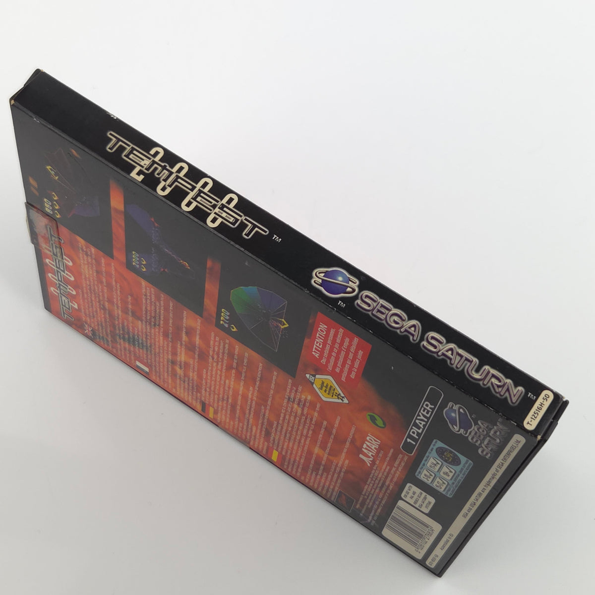 Sega Saturn Spiel – Tempest PAL mit Anleitung OVP