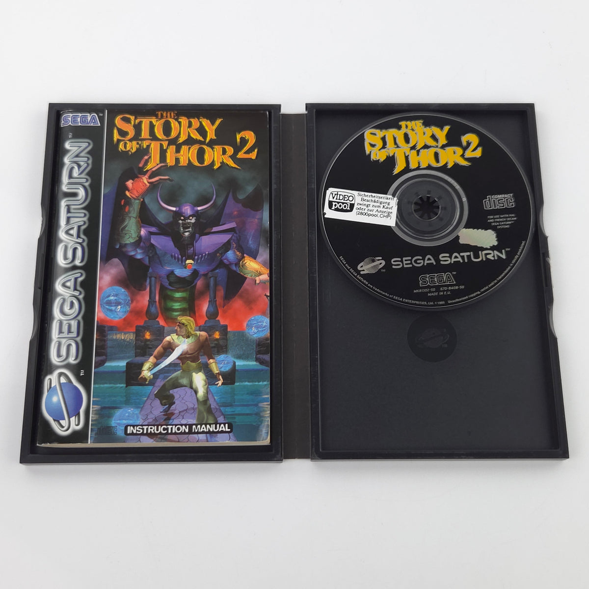 Sega Saturn Spiel The Story of Thor 2 OVP