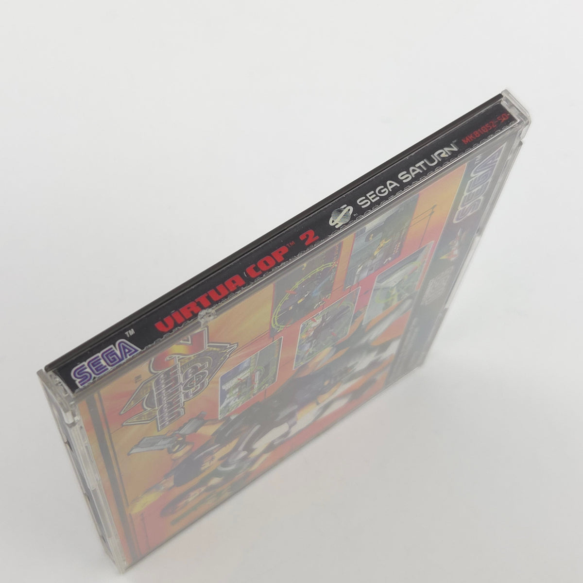 Sega Saturn Spiel Virtua Cop 2 CD Anleitung PAL EUR USK18