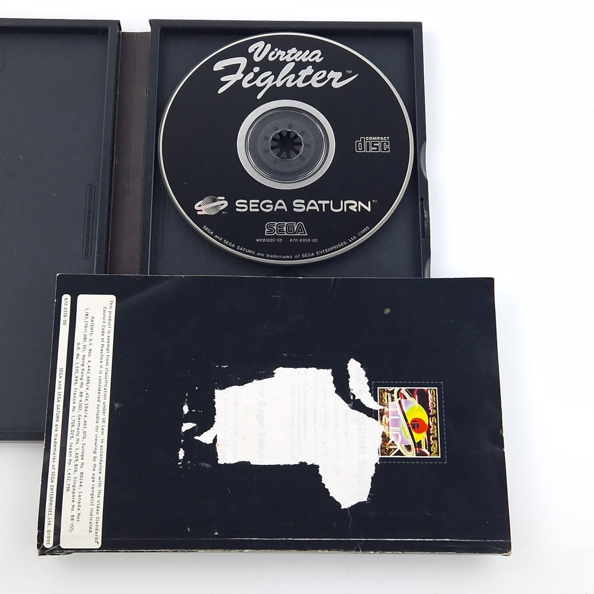 Sega Saturn Spiel – Virtua Fighter OVP PAL Beat em Up