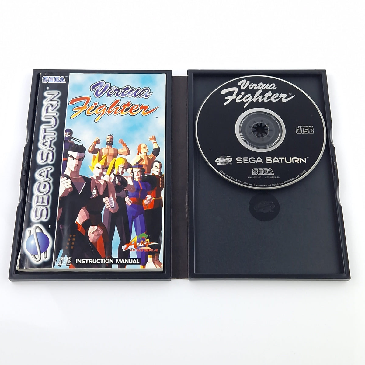 Sega Saturn Spiel – Virtua Fighter OVP PAL Beat em Up