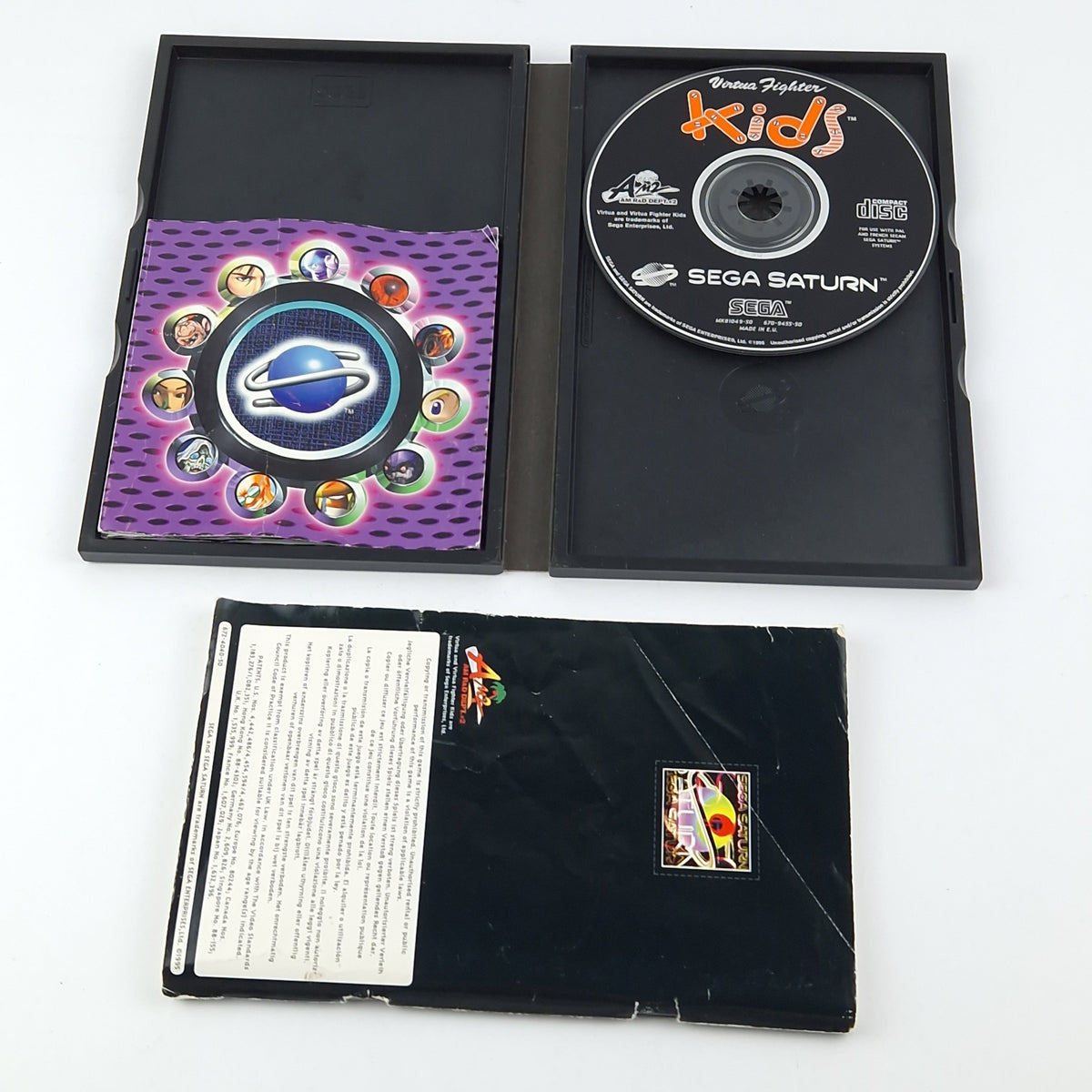 Sega Saturn Spiel – Virtua Fighter Kids OVP PAL