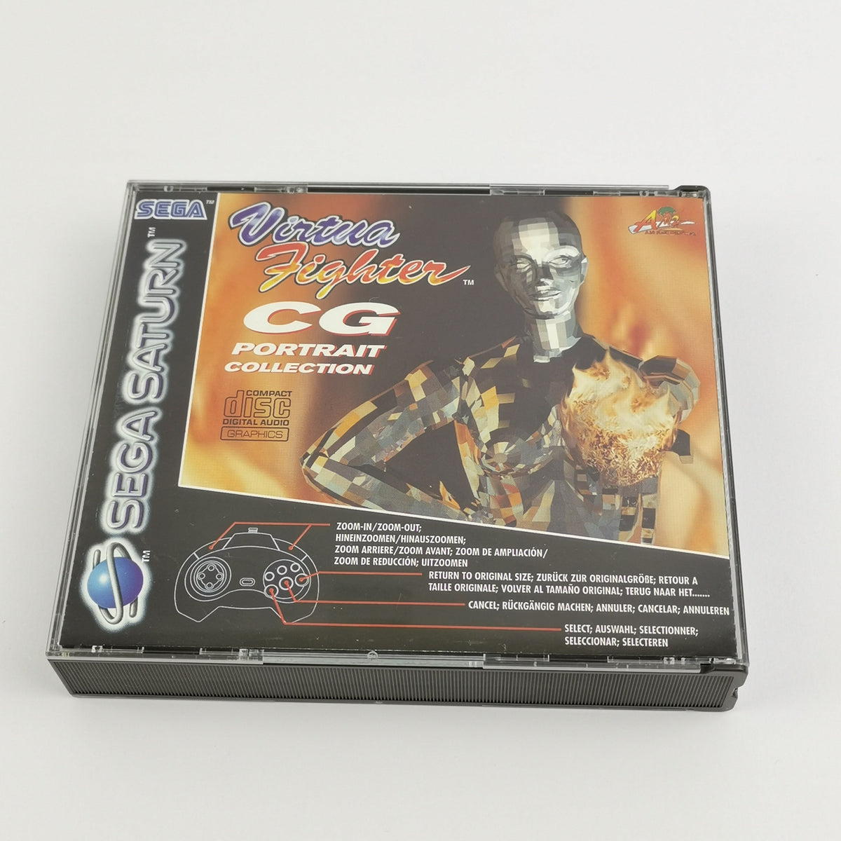 Sega Saturn Spiel – Virtua Fighter Remix OVP PAL