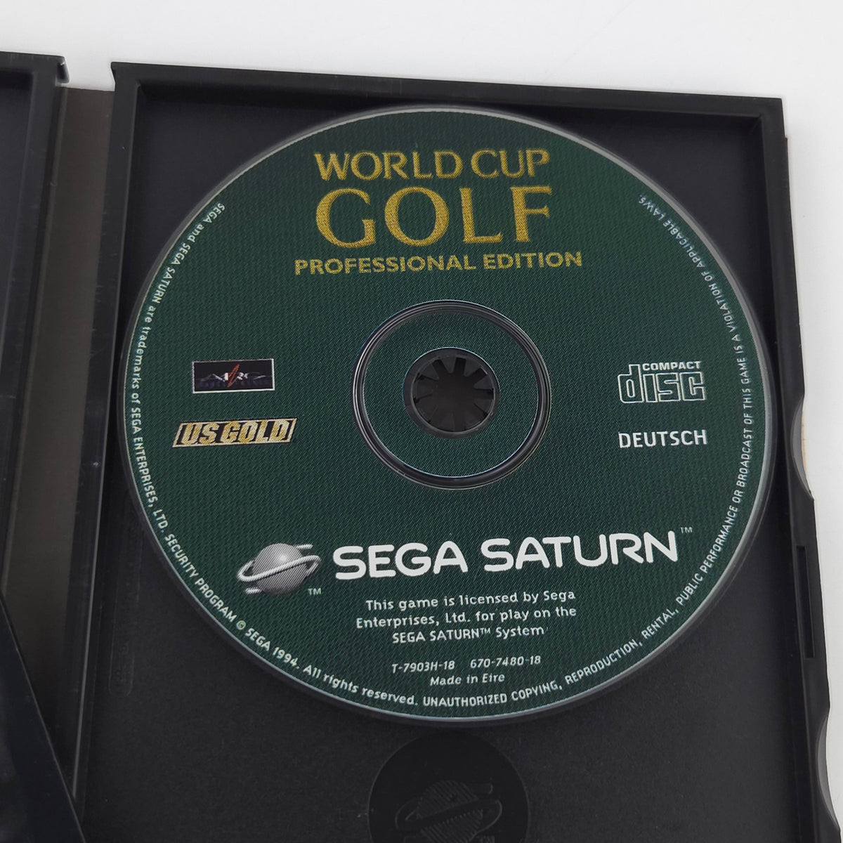 Sega Saturn Spiel World Cup Golf Professional OVP PAL