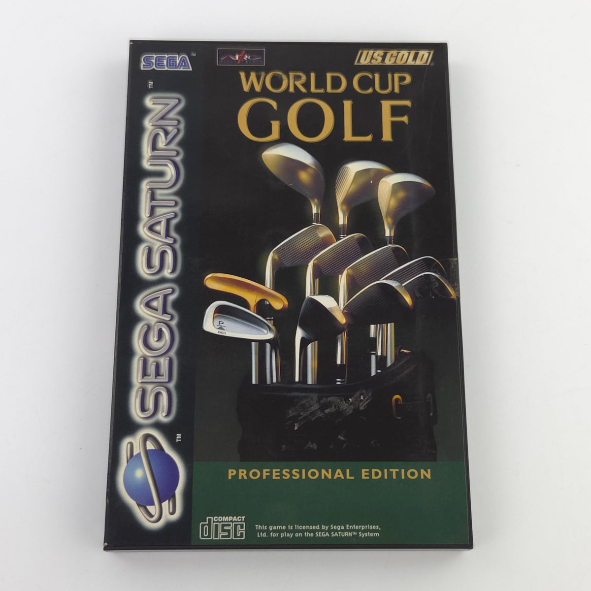 Sega Saturn Spiel World Cup Golf Professional OVP PAL