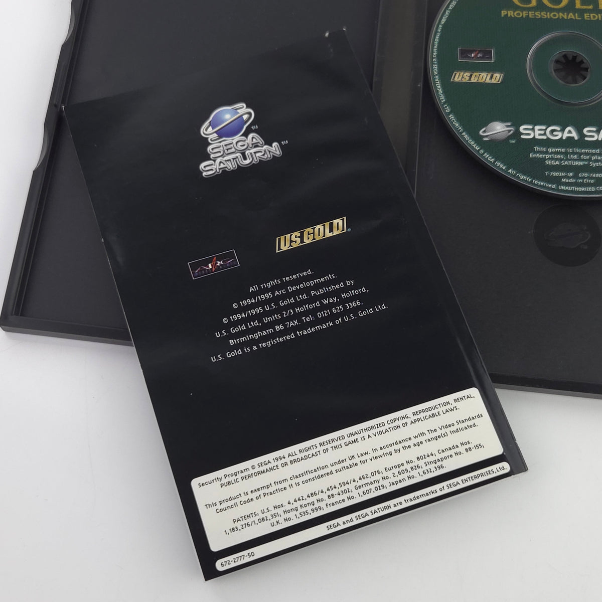 Sega Saturn Spiel World Cup Golf Professional OVP PAL