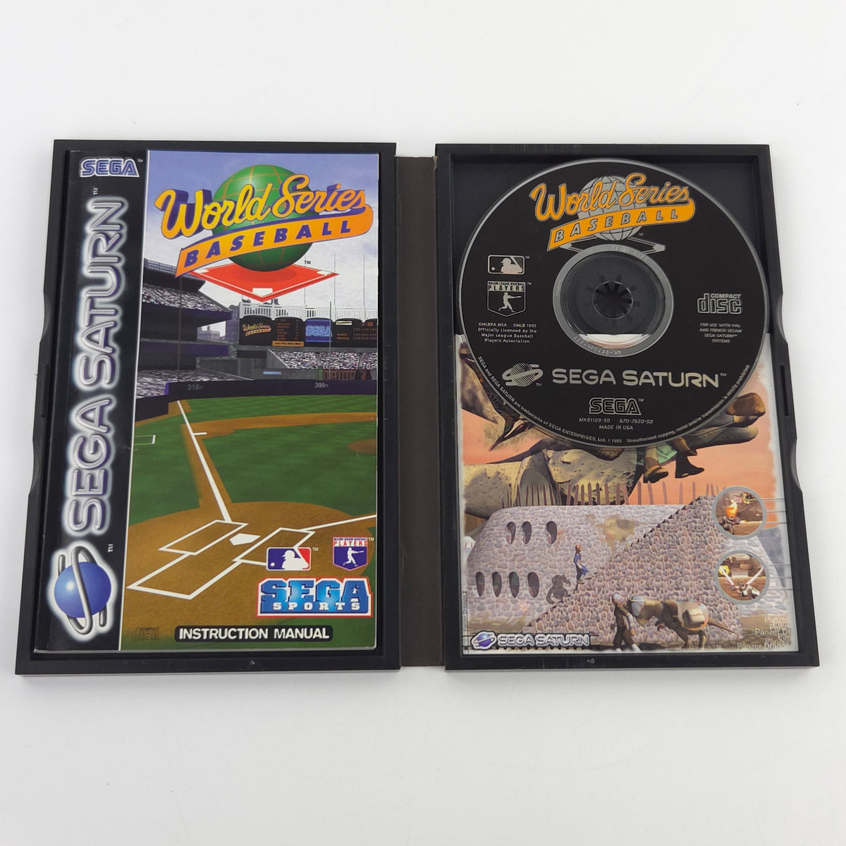 Sega Saturn Spiel World Series Baseball OVP PAL EUR