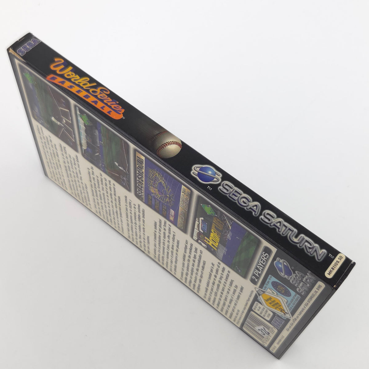 Sega Saturn Spiel World Series Baseball OVP PAL EUR