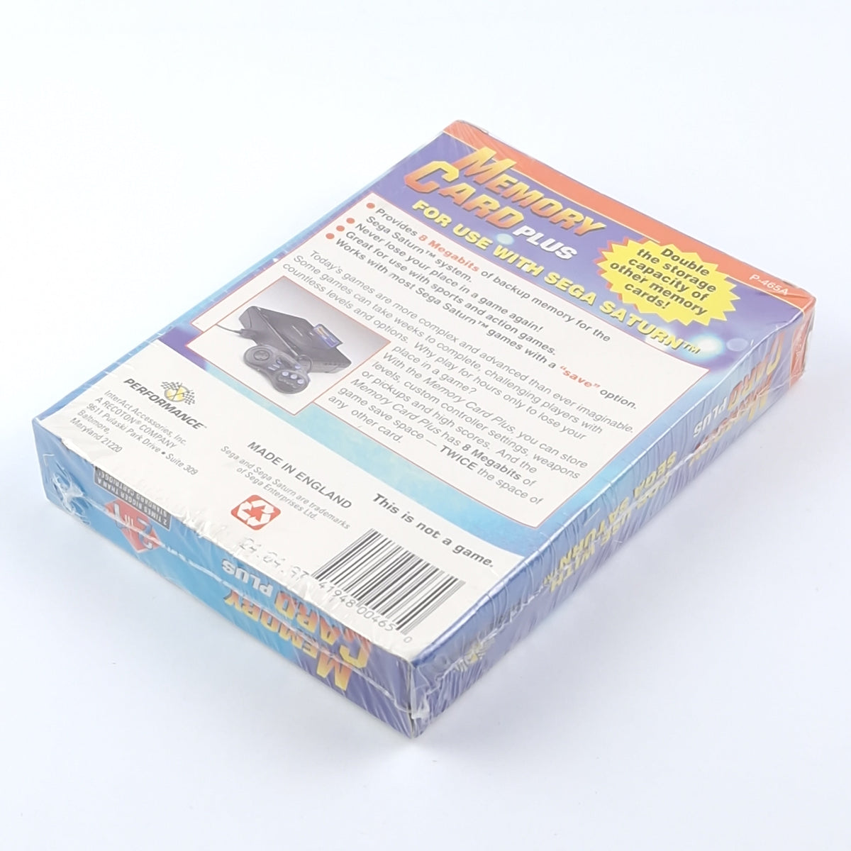 Sega Saturn Zubehör – Memory Card Plus Neu OVP