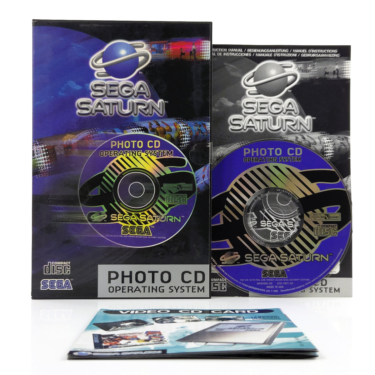 Sega Saturn Zubehör Photo CD Operating System OVP PAL