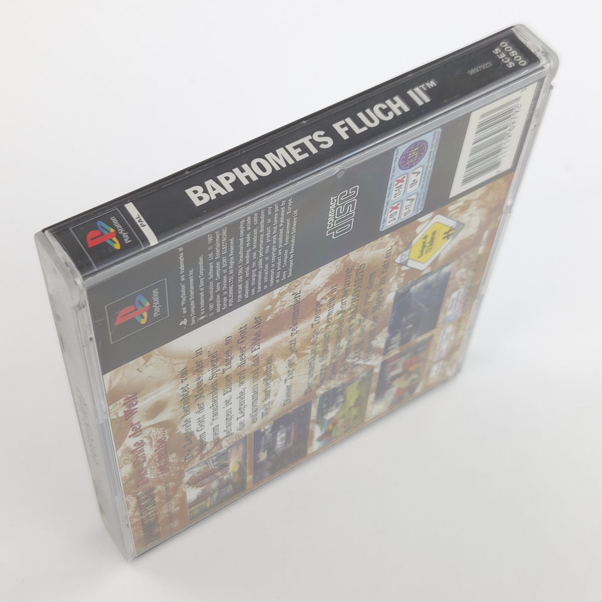 Playstation Spiel Baphomets Fluch II Die Spiegel PS1 OVP