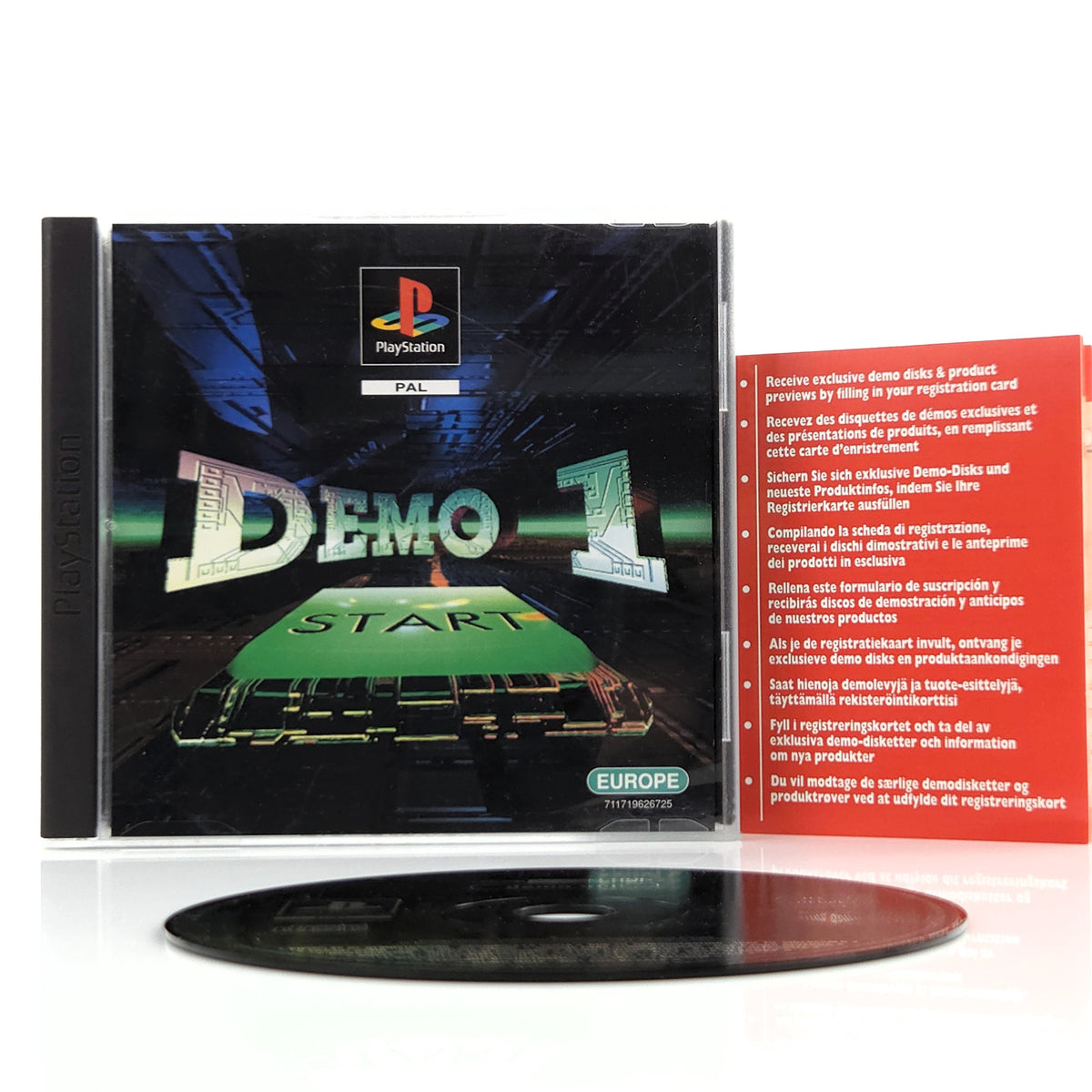 Playstation 1 Spiel Demo ONE PSX OVP PAL EUR Neuwertig