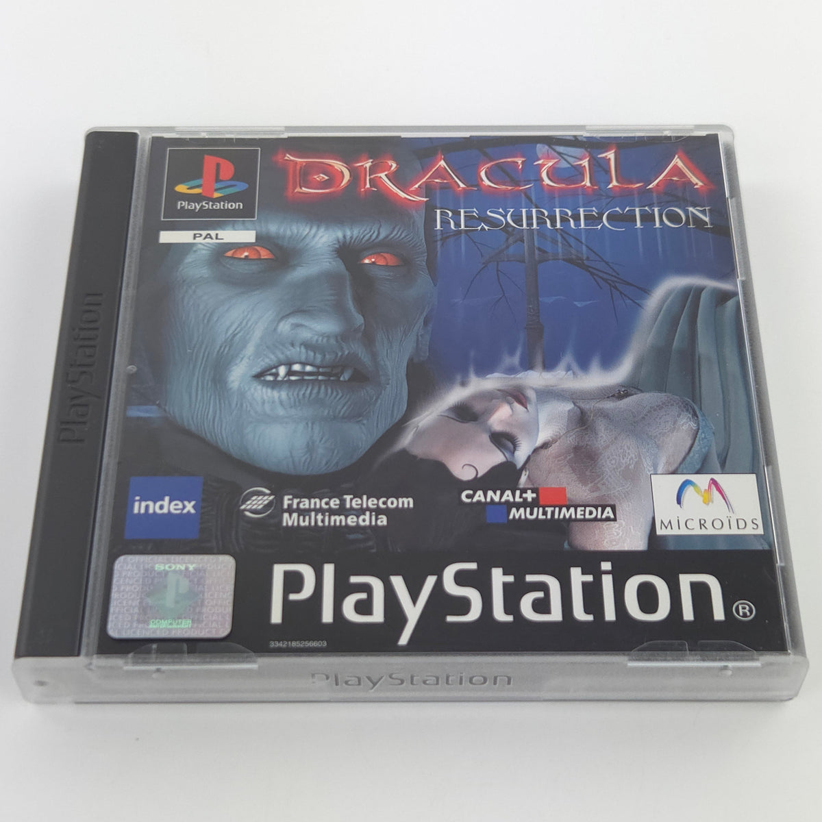 Playstation 1 Spiel Dracula Resurrection PS1 OVP PAL DE
