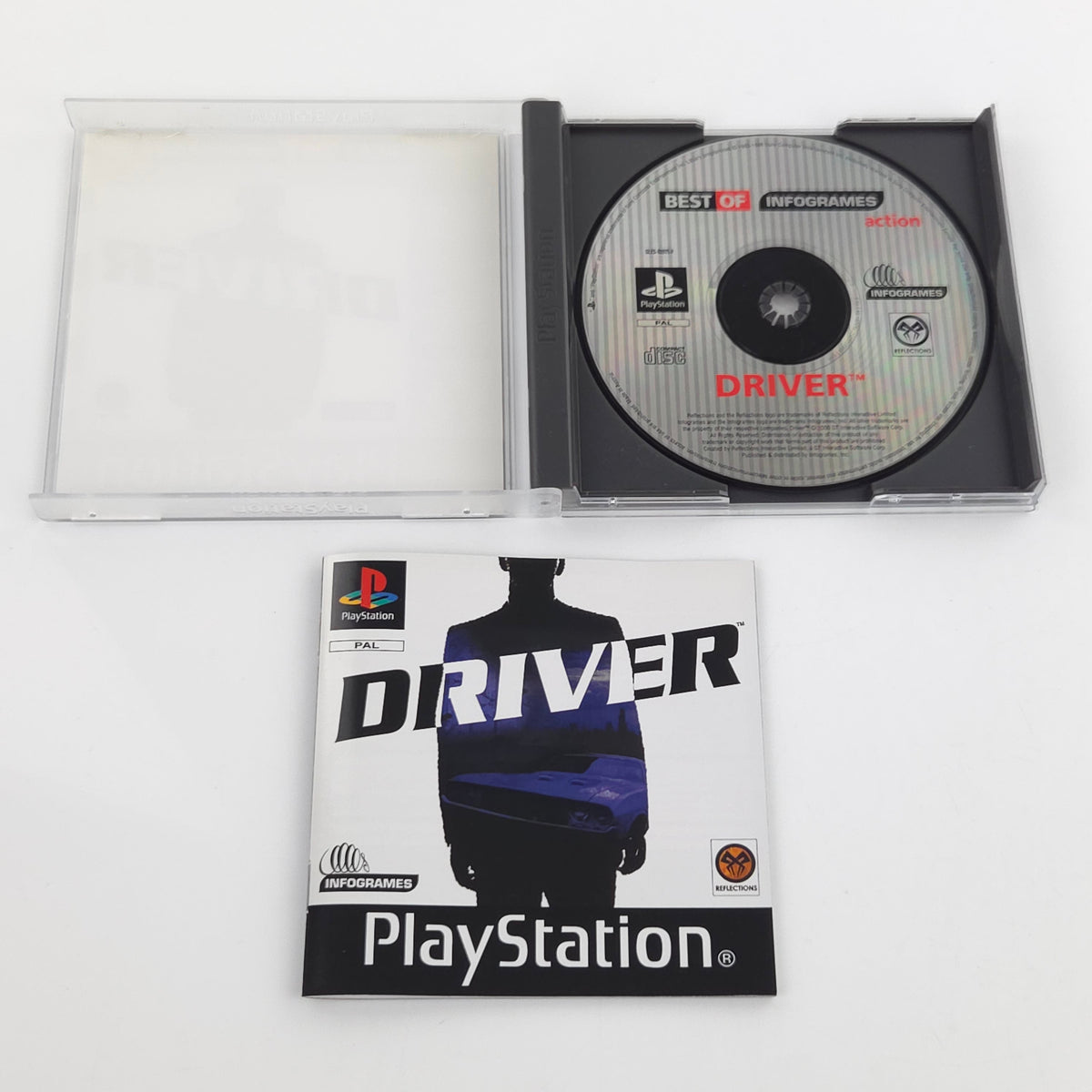 Sony Playstation 1 Spiel Driver PS1 OVP Infogrames PAL DE