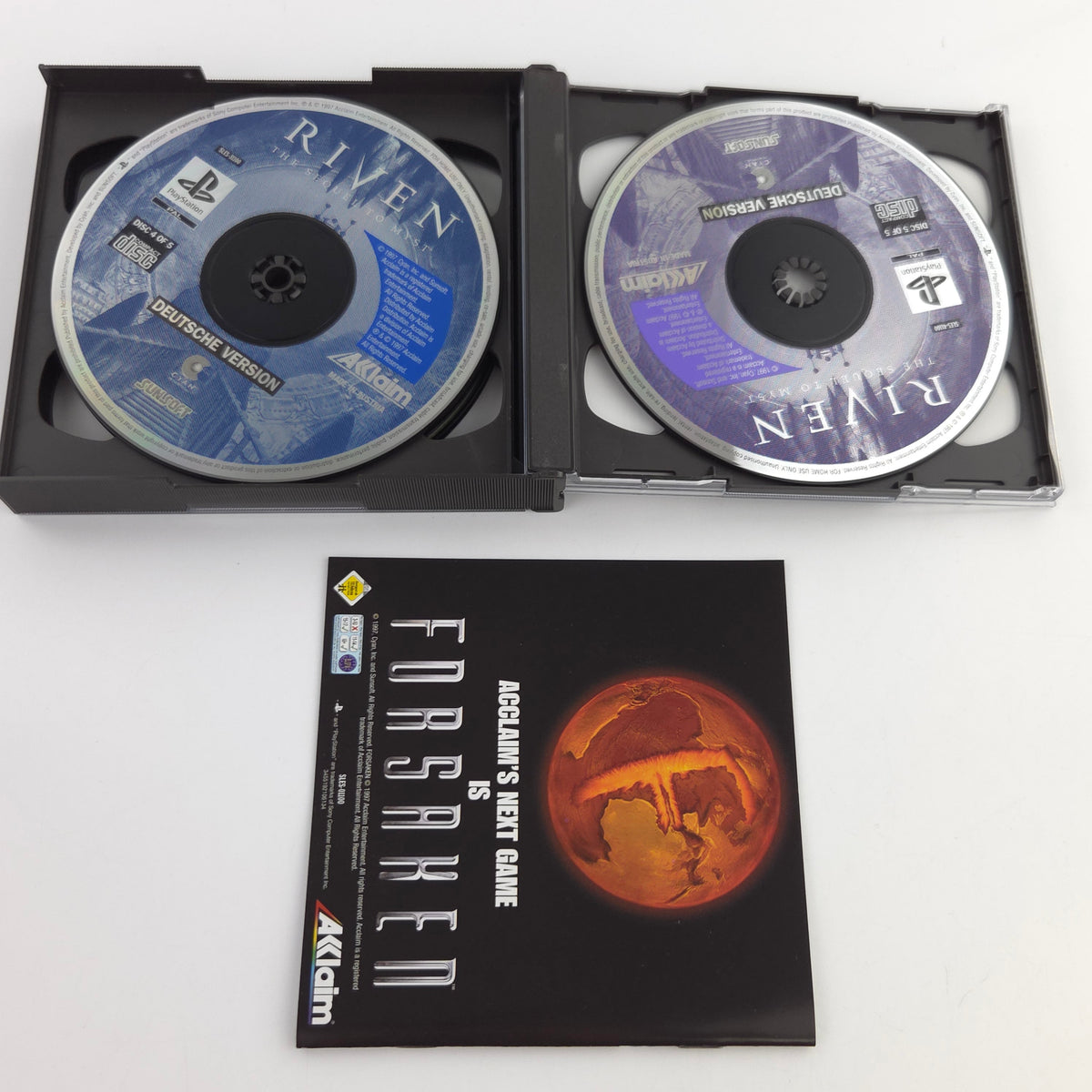 PS1 Spiel Riven the Sequel to Myst PAL DE OVP PSX