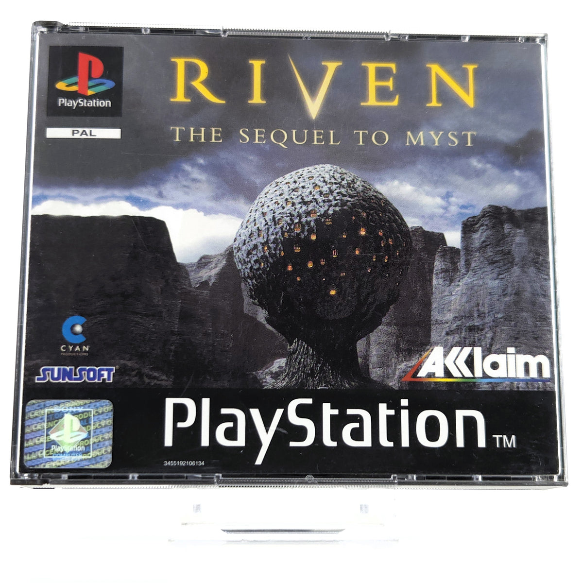 PS1 Spiel Riven the Sequel to Myst PAL DE OVP PSX