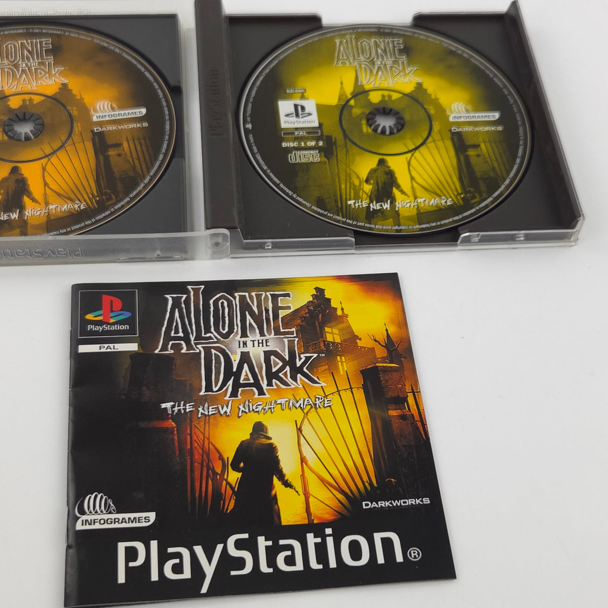 Playstation 1 Spiel Alone in the Dark OVP PAL