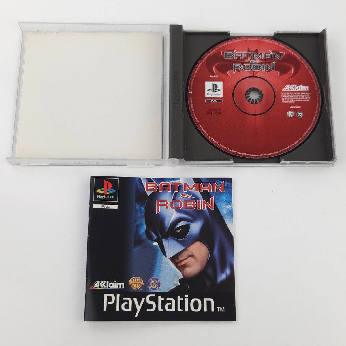 PlayStation 1 Spiel Batman und Robin OVP PAL