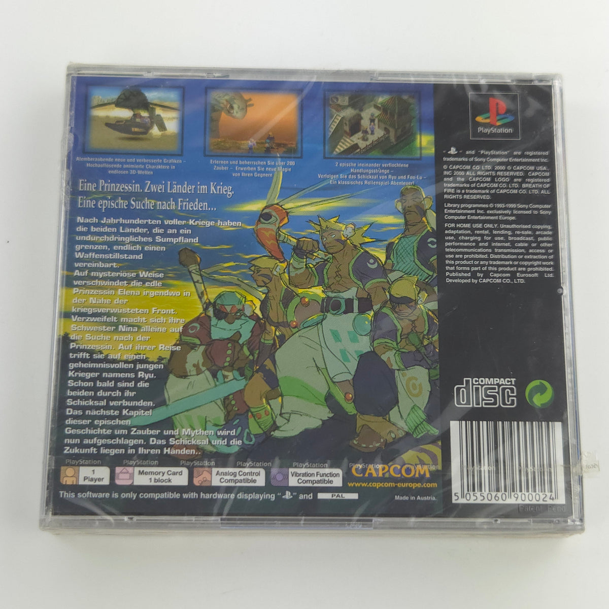 Playstation 1 Spiel – Breath of Fire IV PS1 PAL Neu OVP