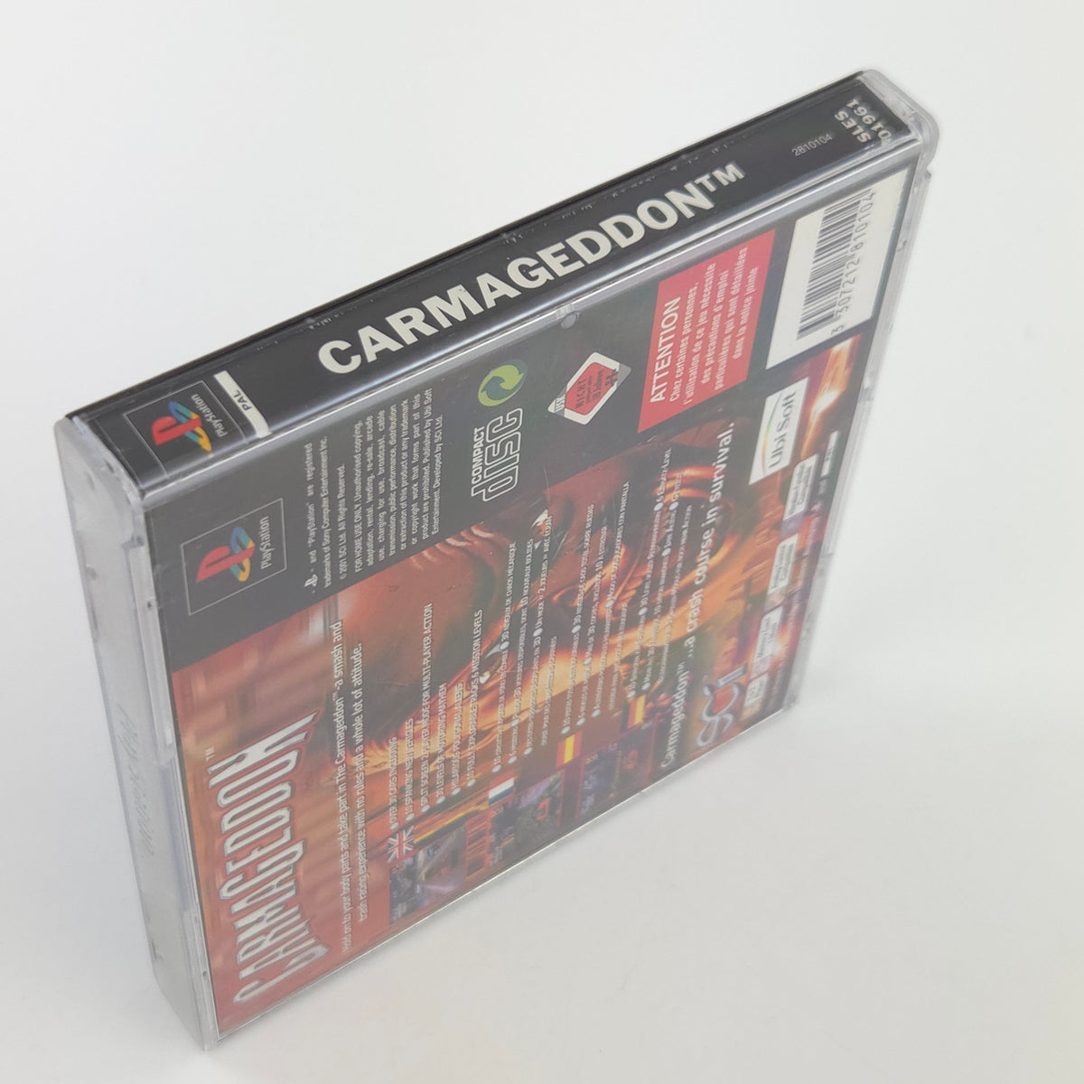 Sony Playstation 1 Spiel – Carmageddon PS1 OVP PAL EUR