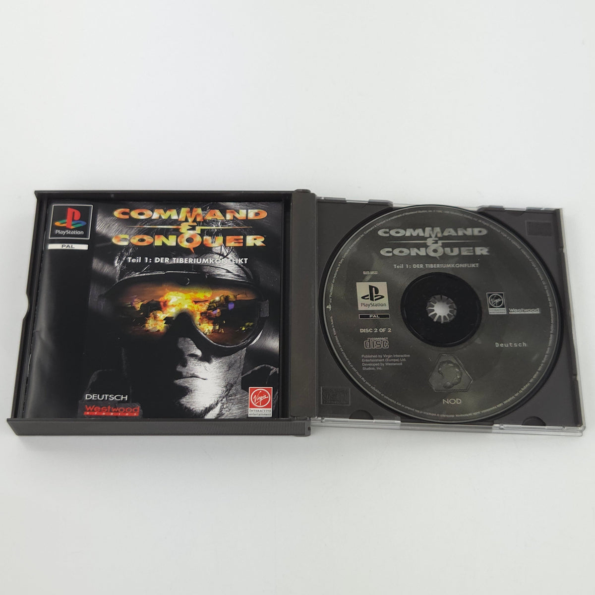 Playstation 1 Spiel Command & Conquer Teil 1 PS1 OVP PAL