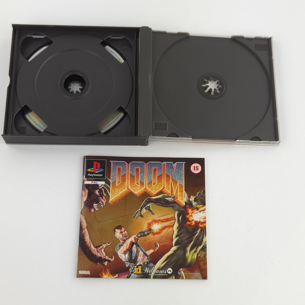 Playstation 1 Spiel DOOM PS1 Komplett OVP PAL USK18