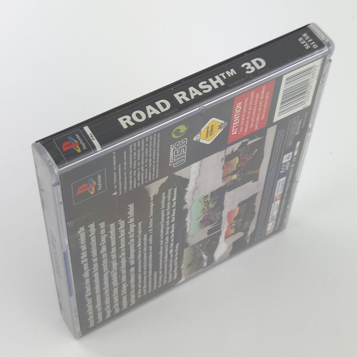 Sony Playstation Spiel Road Rash 3D OVP PAL PS1