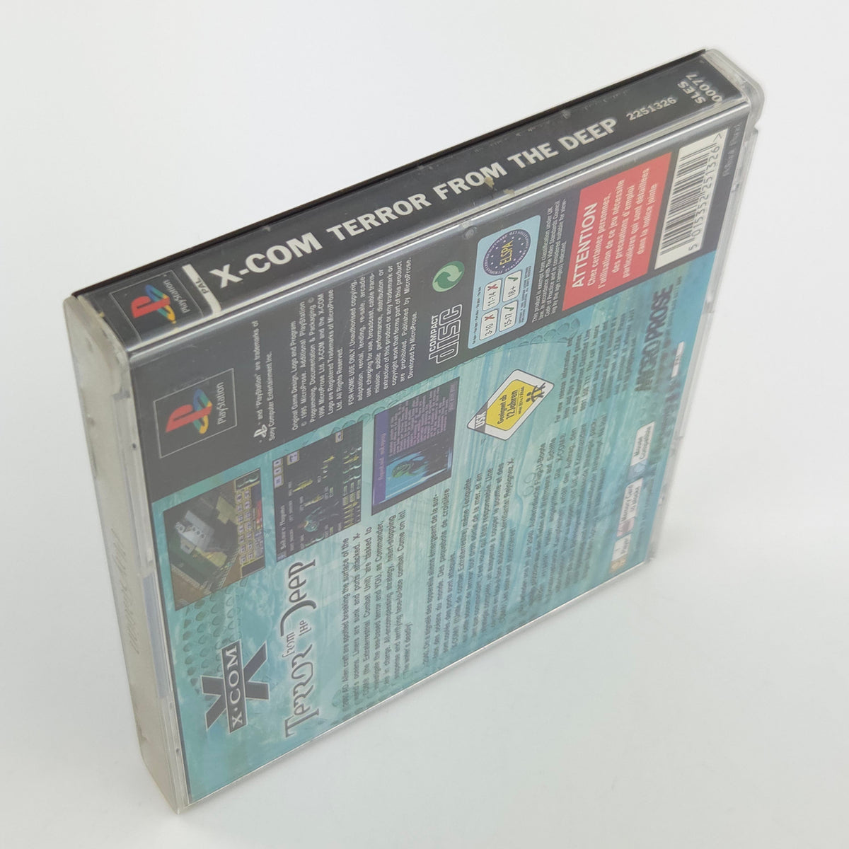 Playstation 1 Spiel X-COM Terror from the Deep PS1 OVP