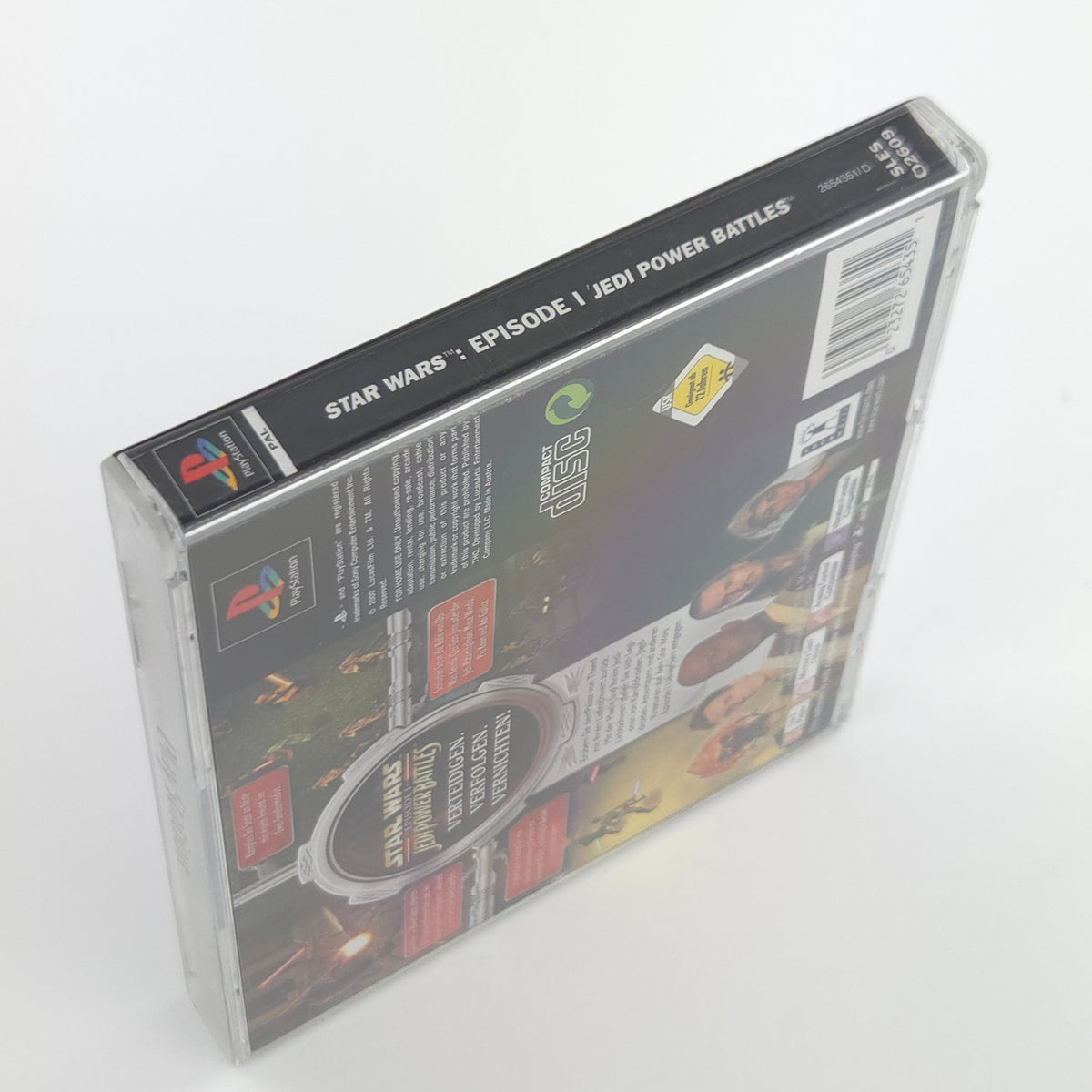 PS1 Spiel Star Wars Jedi Power Battles OVP PAL DE