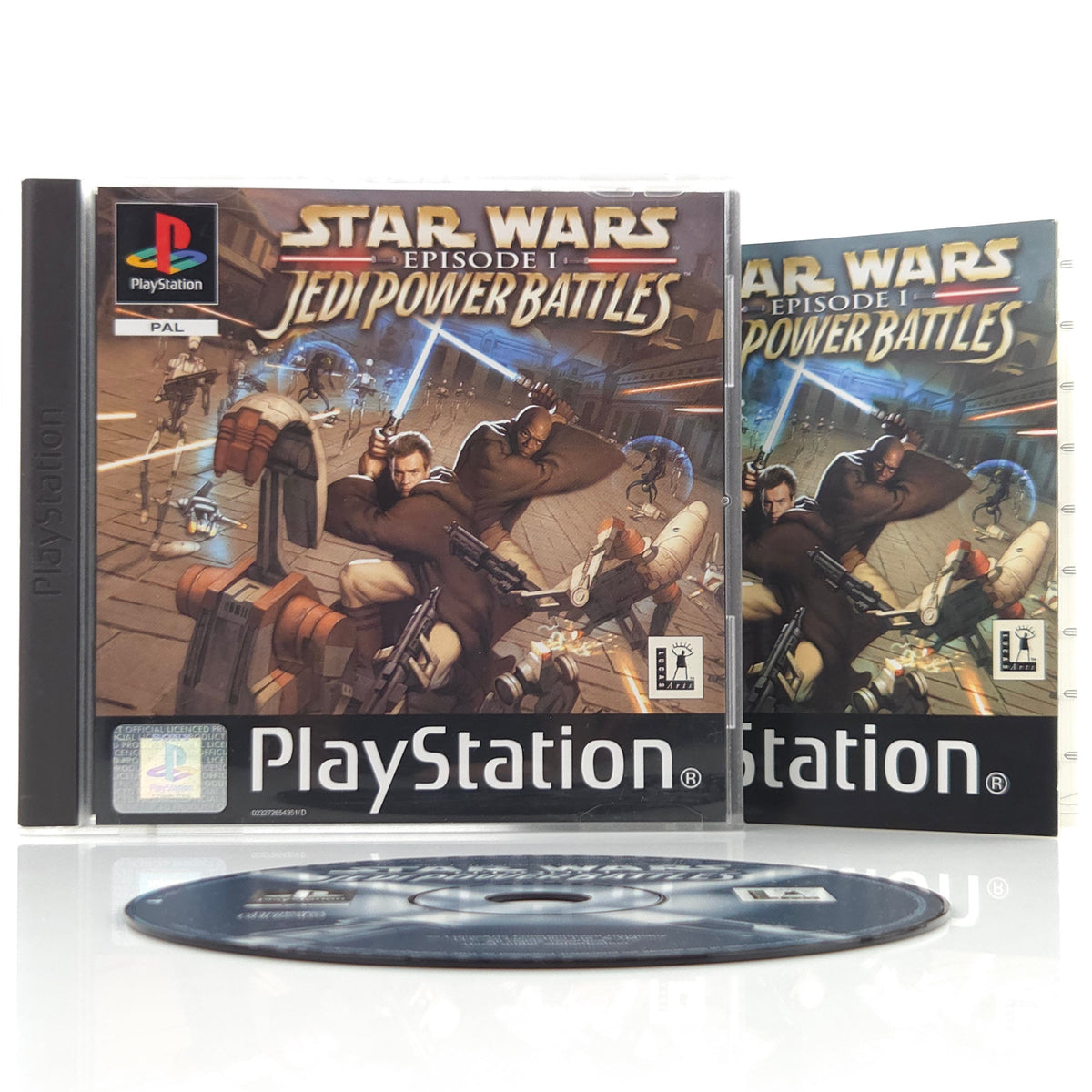 PS1 Spiel Star Wars Jedi Power Battles OVP PAL DE
