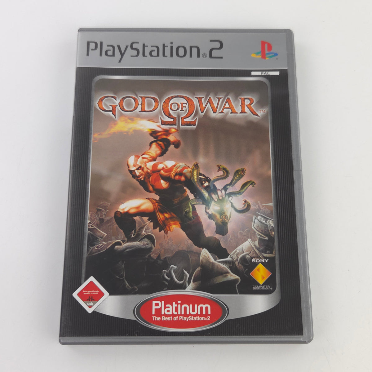 Playstation 2 Spiel God of War Platinum OVP PAL DE USK18