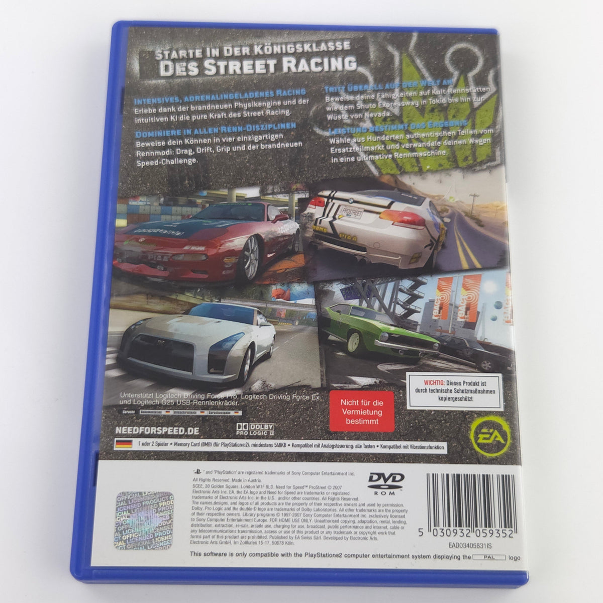 Playstation 2 Spiel – Need for Speed ProStreet (OVP PAL)
