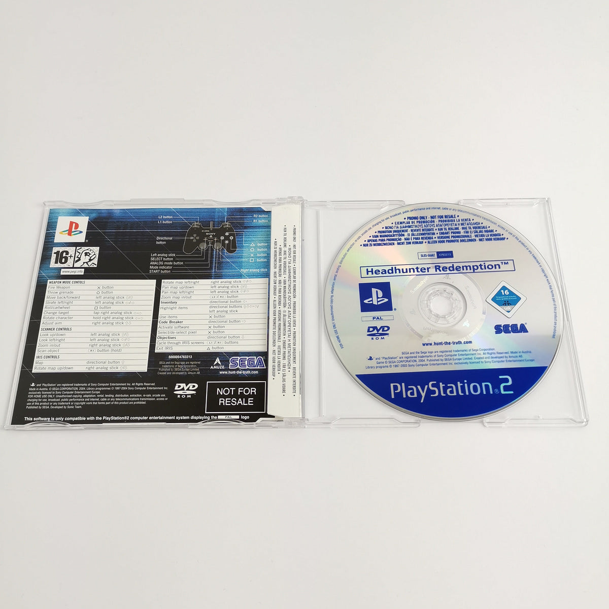 Playstation 2 Spiel – Headhunter Redemption Promo (OVP)