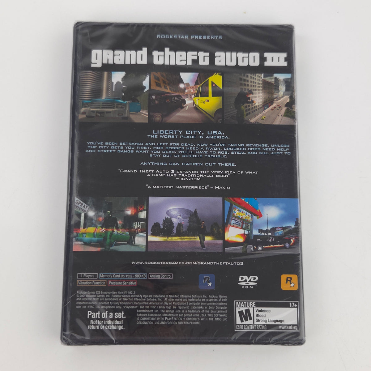 Playstation 2 Spiel Grand Theft Auto III PS2 OVP USA Neu