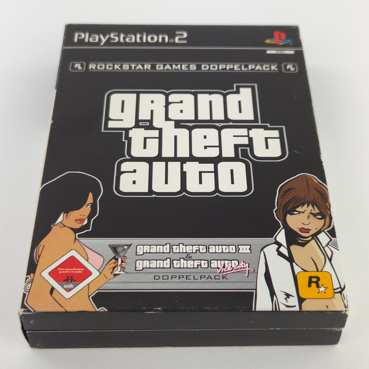 Playstation 2 Spiel GTA Rockstar Doppelpack PS2 OVP