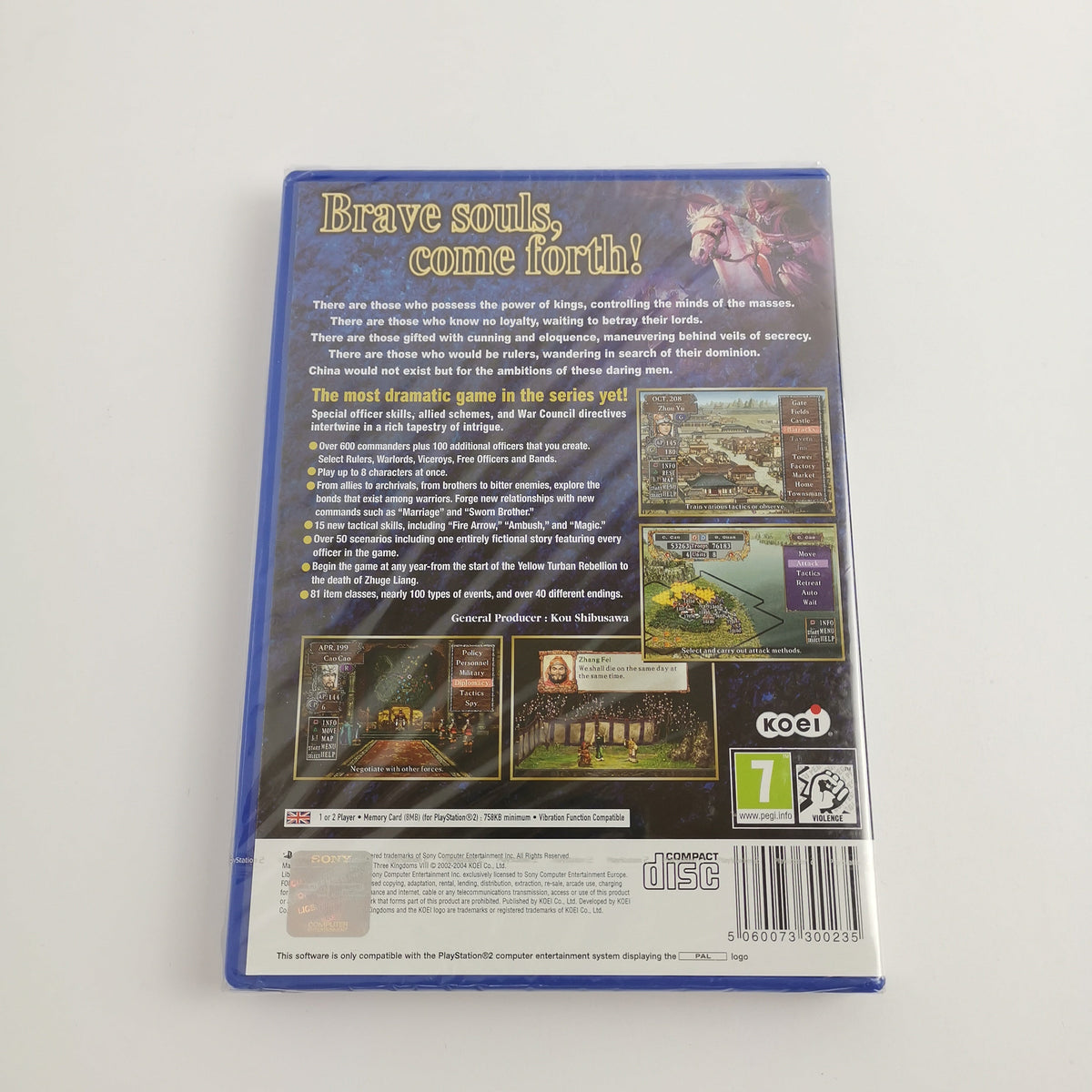 Playstation 2 Spiel – Romance of the Three Kingdoms VIII OVP