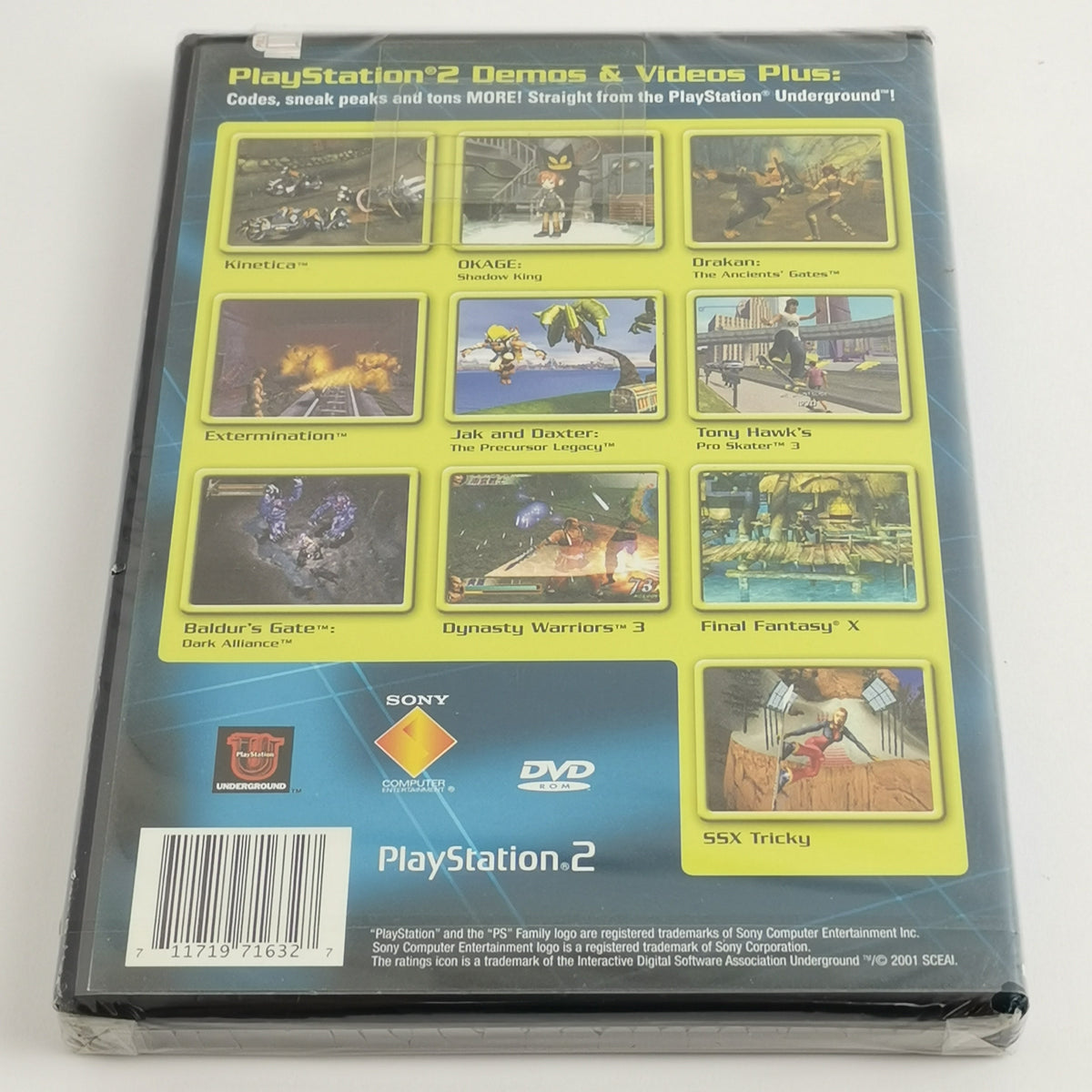 Playstation 2 Zubehör – Jampack Winter 2001 Neu USA