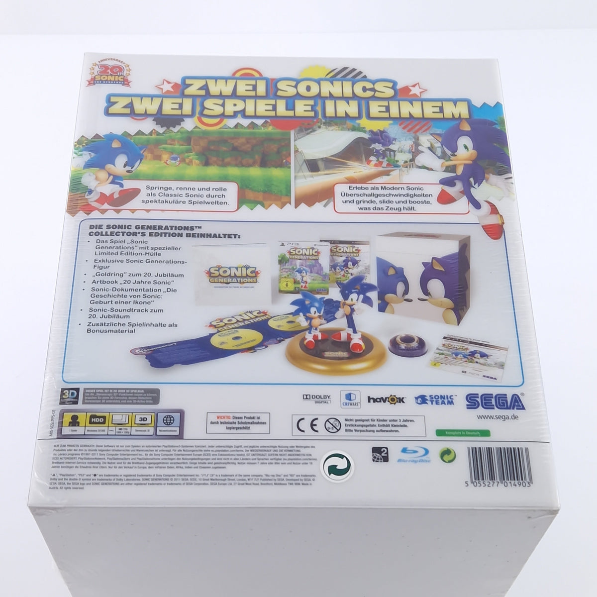 Playstation 3 Spiel – Sonic Generations Collectors Edition Neu