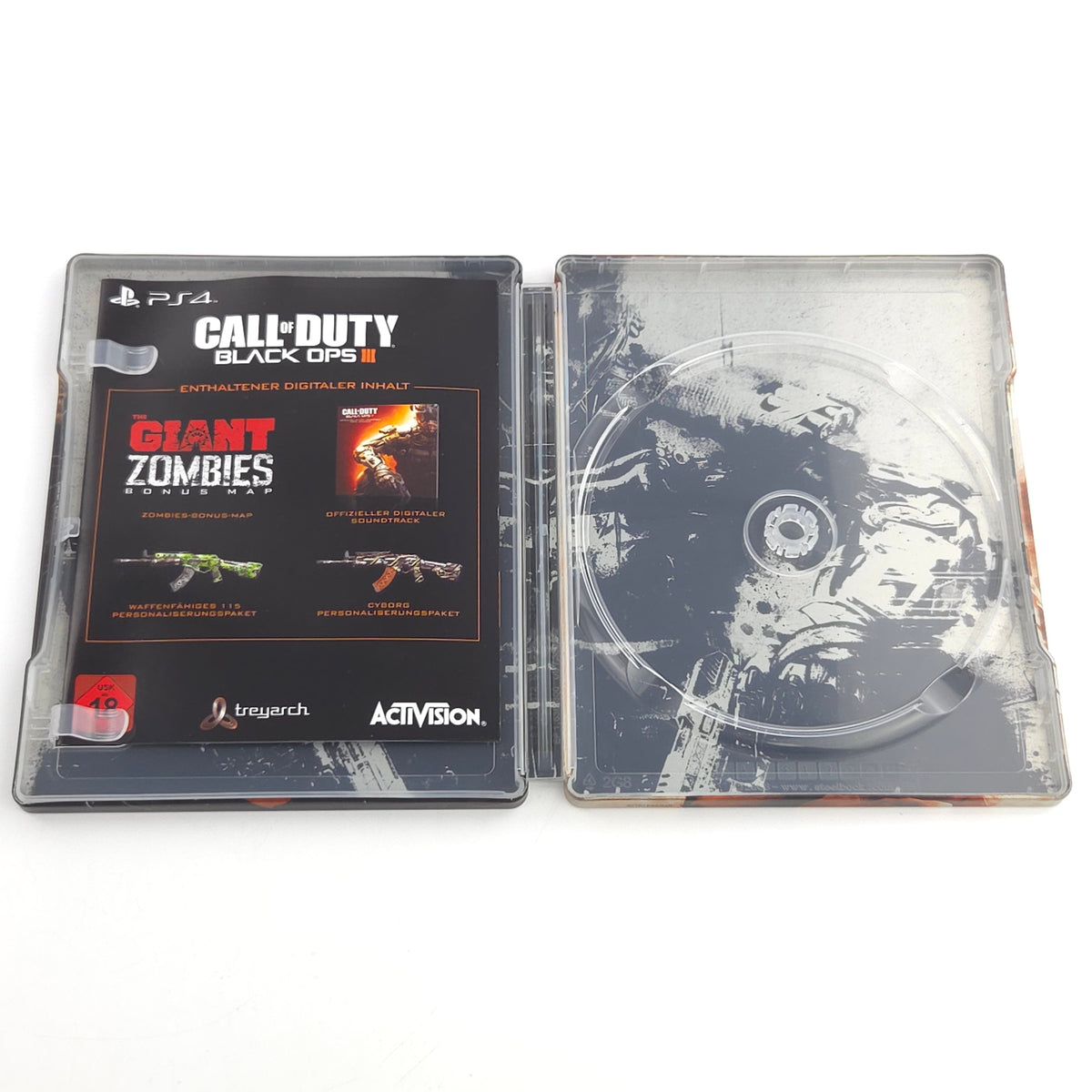 Sony Playstation 4: Call of Duty Black OPS III Hardened Edition OHNE SPIEL