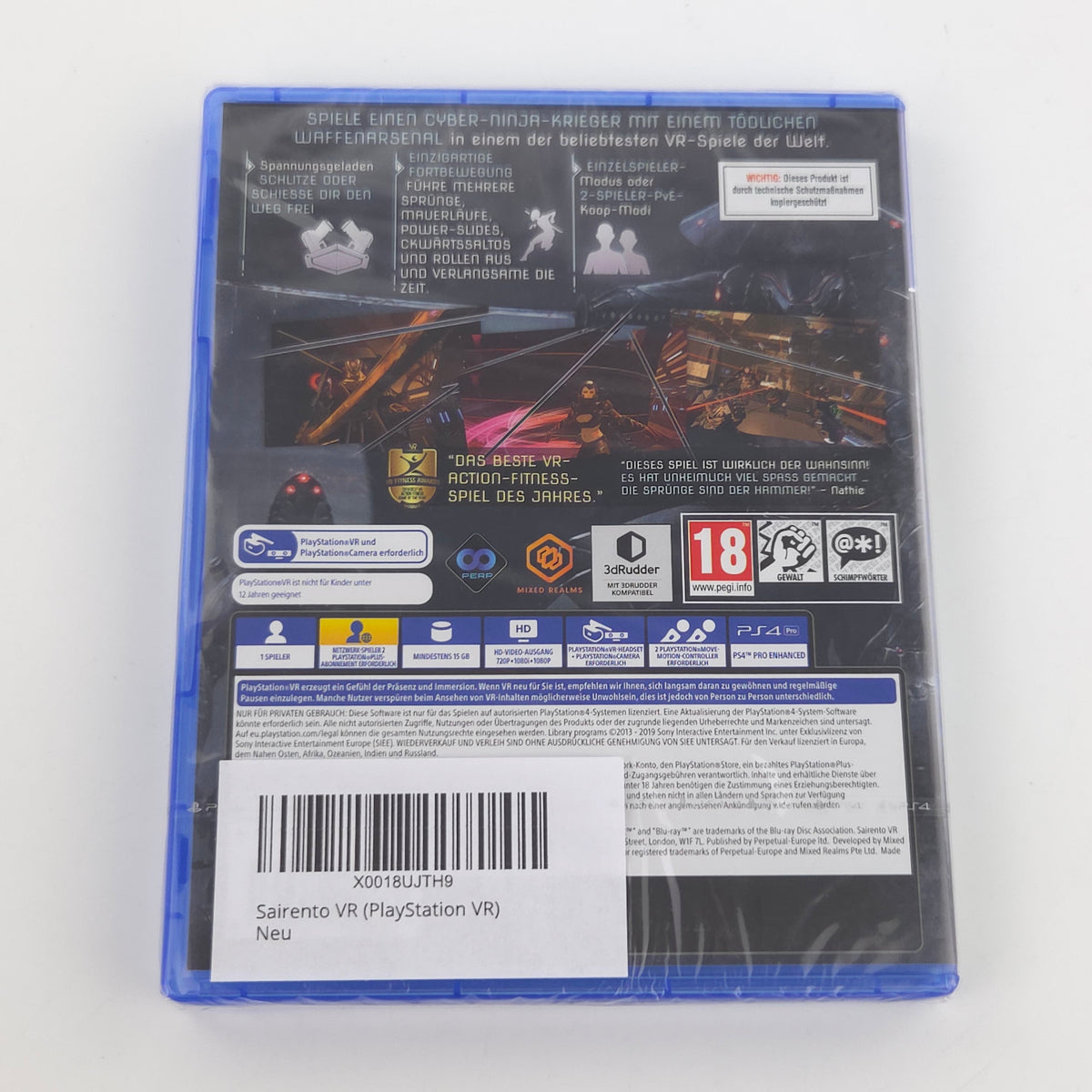 PlayStation 4 Spiel Sairento VR Neu OVP