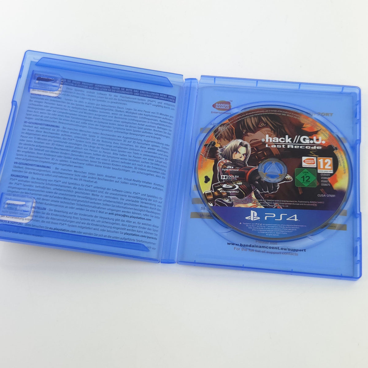 Sony Playstation 4 Spiel: Dot hack G.U. Last Recode - PS4 VR OVP (PAL DE)