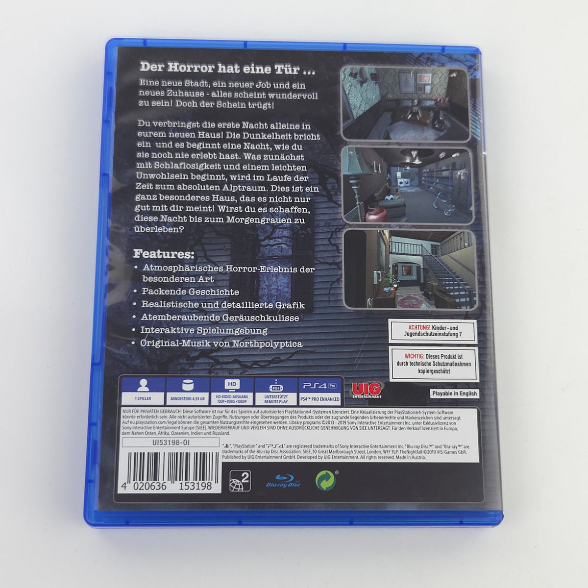Sony Playstation 4 Spiel: The Nightfall - PS4 CD-ROM OVP (PAL DE)