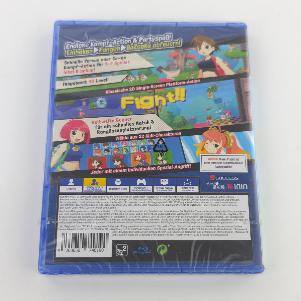 PlayStation 4 Spiel Umihara Kawase BaZooka OVP