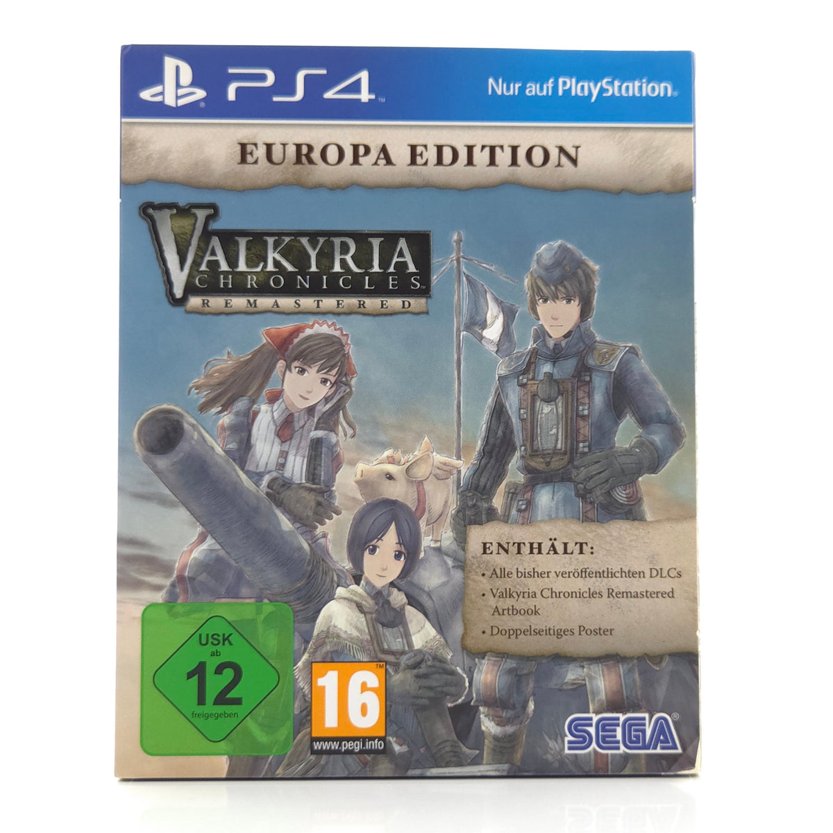 Sony Playstation 4 Spiel: Valkyria Chronicles Remastered - PS4 OVP (PAL DE)